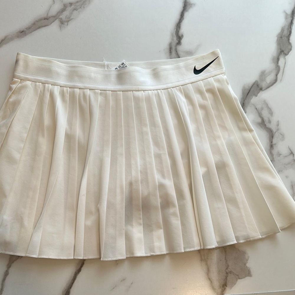 COPY - Nike White Pleated Skater Mini Skirt